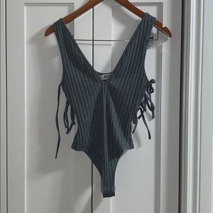 Grey bodysuit